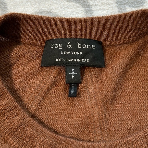 Rag & Bone Mandee Cashmere Short Sleeve Top - Picture 5 of 6